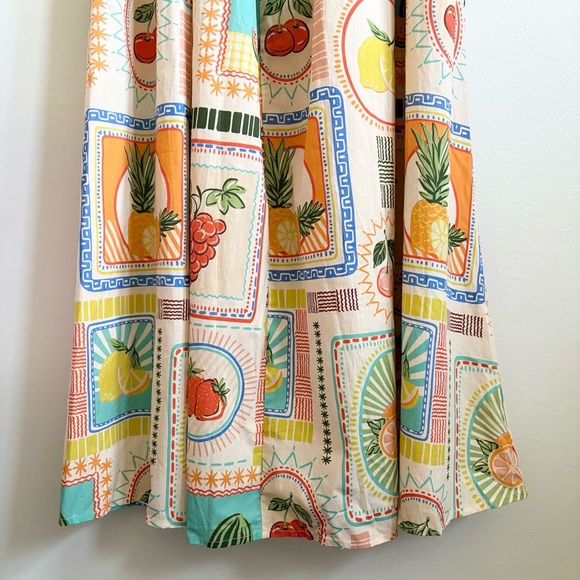 Petal & Pup Madeira Maxi Dress in Agata Fruit Print - Picture 6 of 9